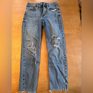 Calvin Klein Jeans Straight Leg - Distressed Blue